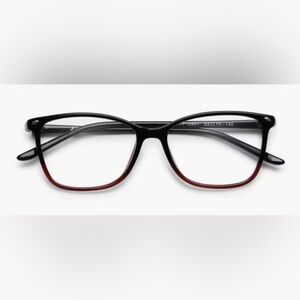 Amelia E. Nettle black purple eyeglasses frames women